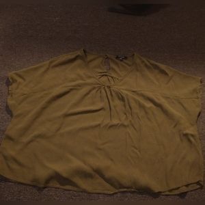 EUC Madewell Olive Green Blouse size XXL